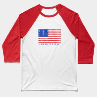 Fort Sumter Flag 1861 Baseball T-Shirt